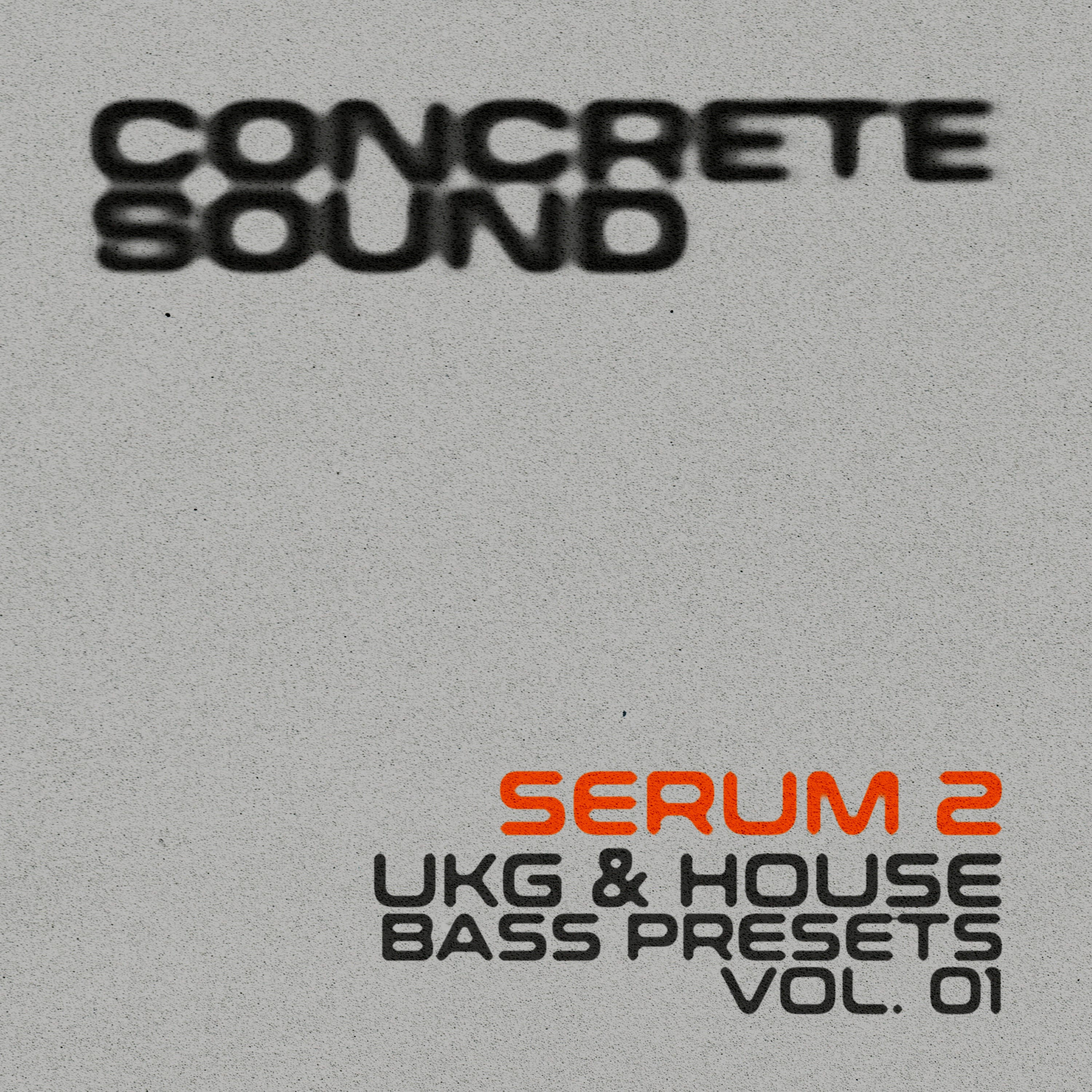 concrete sound UKG and house bass pack vol 01 packaging and branding 